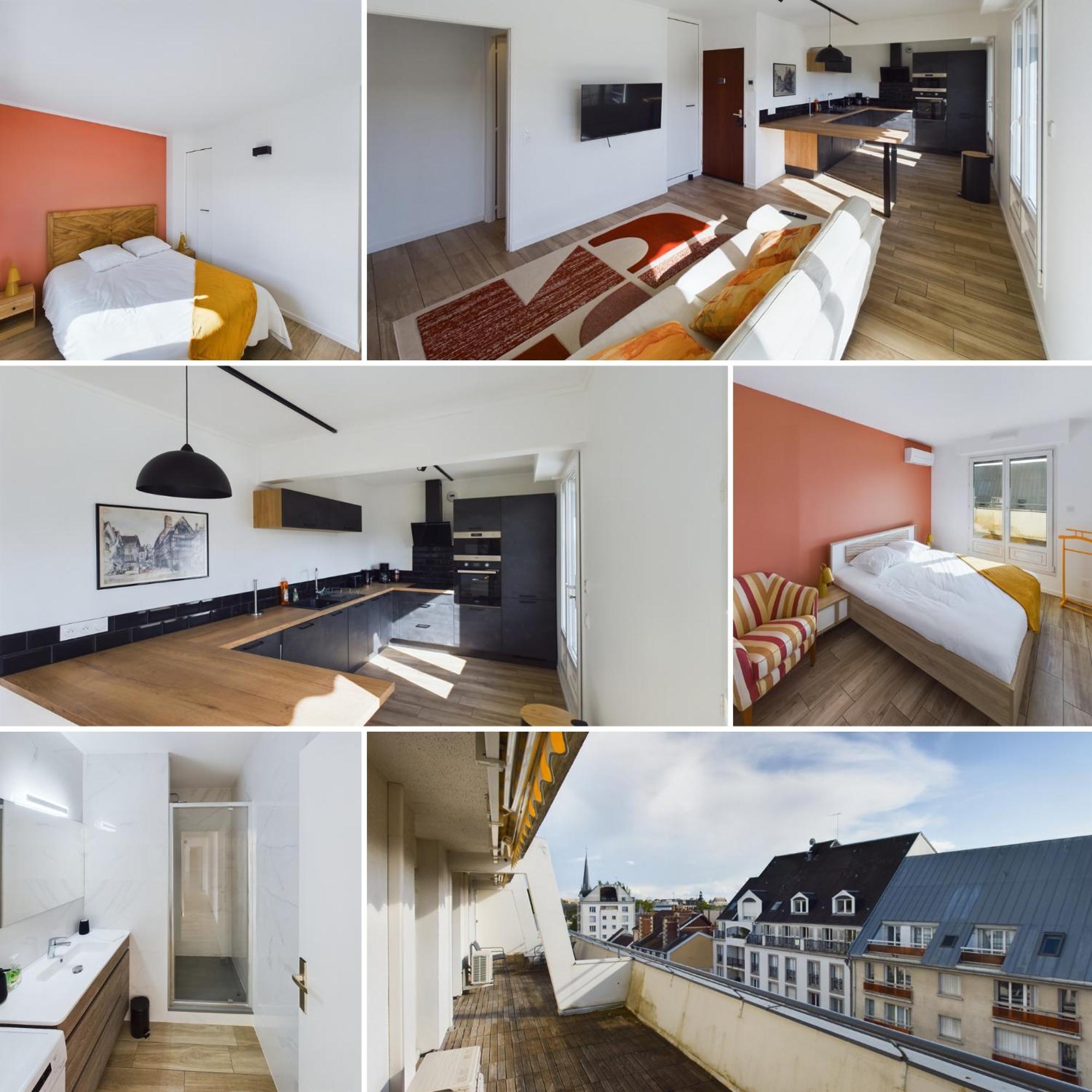 Le Panorama Premium - Superbe Vue Apartment Troyes Luaran gambar
